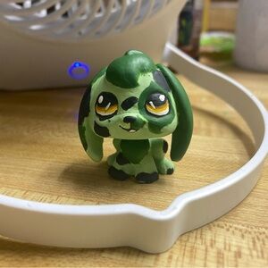 Littlest Pet Shop Green and Black bunny custom